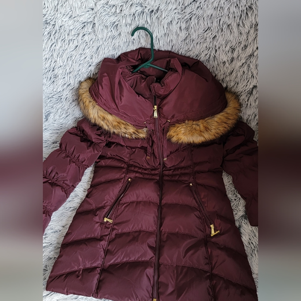 Womens Laundry Winter Coat with Fur Hood
